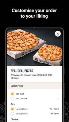 Debonairs Pizza android App screenshot 1